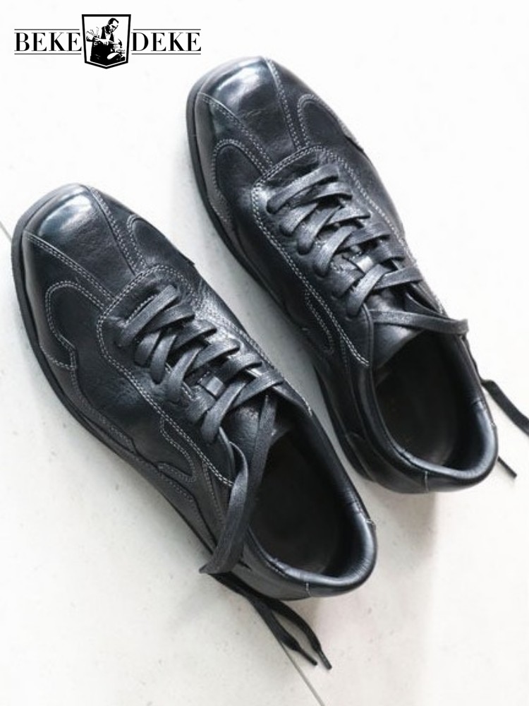 Crossfit Hard - Scarpe Eleganti da Uomo in Vera