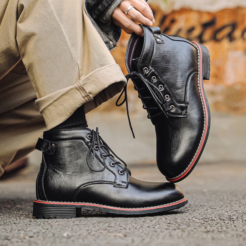 Crossfit Male - Scarpe in Pelle di Lusso Retrò