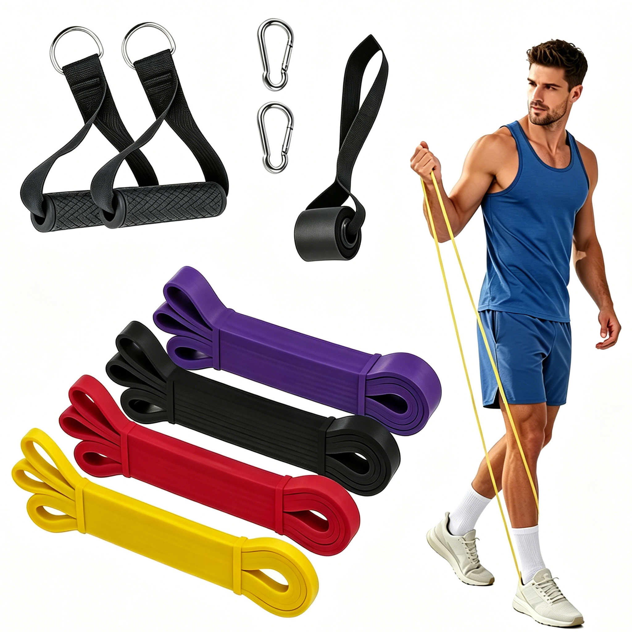 Pull Up Assist Band - Set di Bande Elastiche per Trazioni,