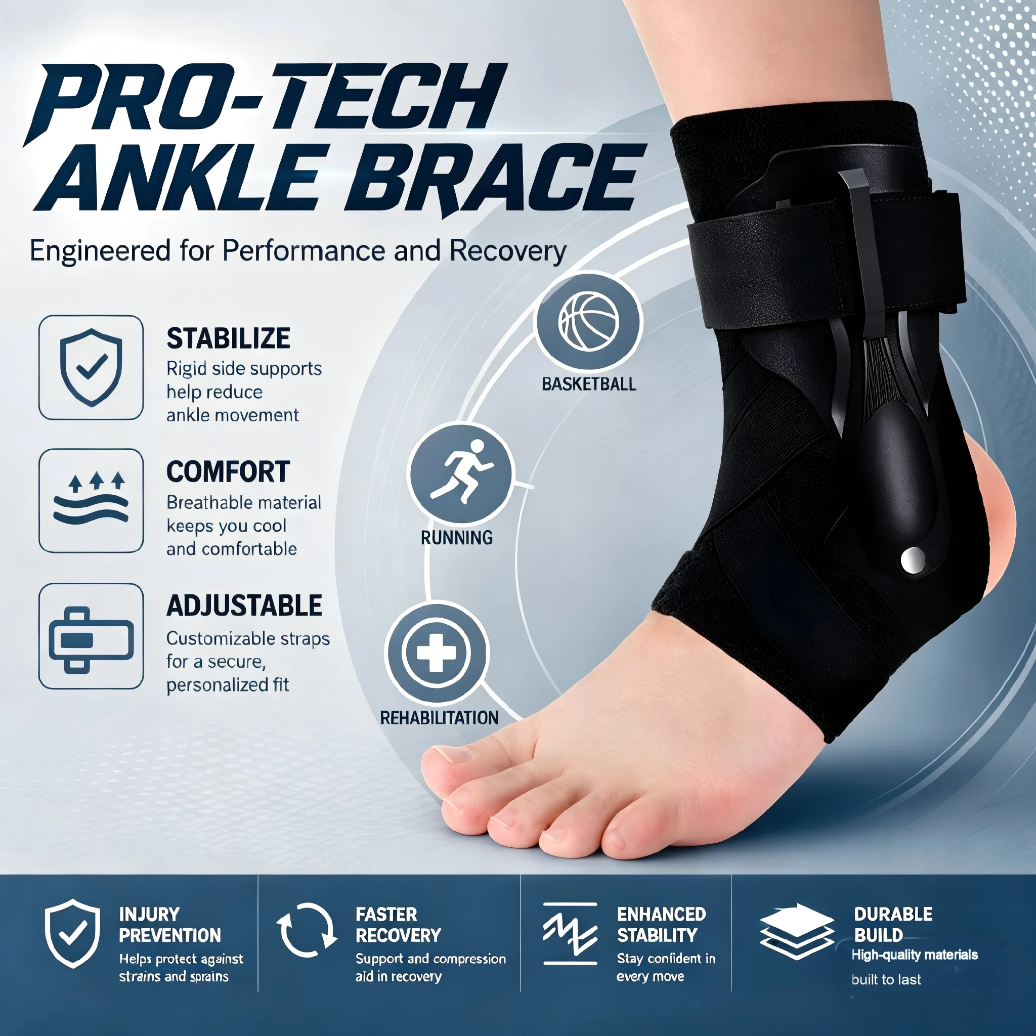 1/2 Pezzi Tutore Caviglia con  - Ankle Mobility Band recensione e prezzo